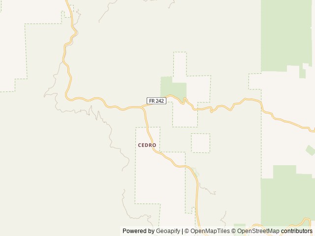 Map of Cedro Peak Camping Sites - Robin and Jay location at Tijeras, NM, United States
