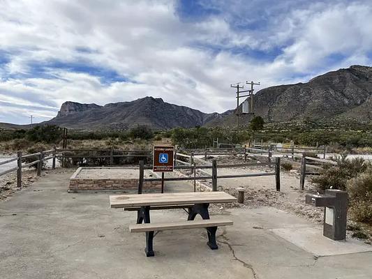Group Site, Loop: Frijole Corral Campsite