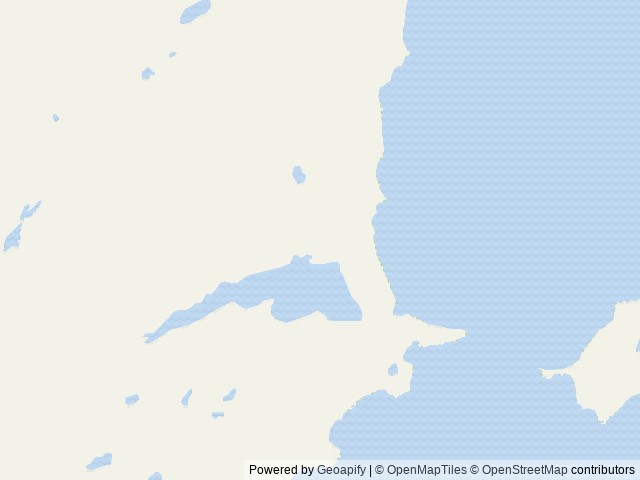 Map of Log Jam Bay Cabin location at Cordova, AK, United States