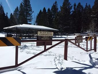 Black Bear Group Campground: Gate Entrance