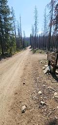 Turnoff of Road #468 to Horse Heaven Cabin to the south