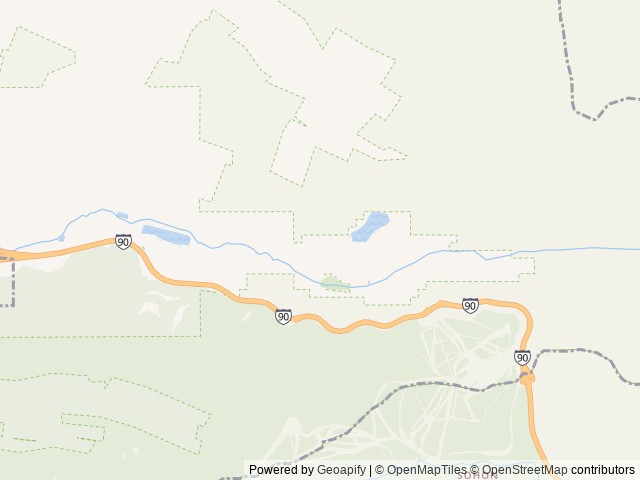 Map of Shoshone Park Kitchen location at Smeltervill, ID, United States