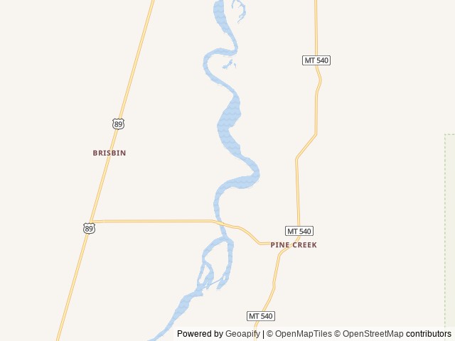 Map of Under Canvas North Yellowstone location at Livingston, MT, United States