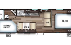 Clean 2019 Bunkhouse, everything included!