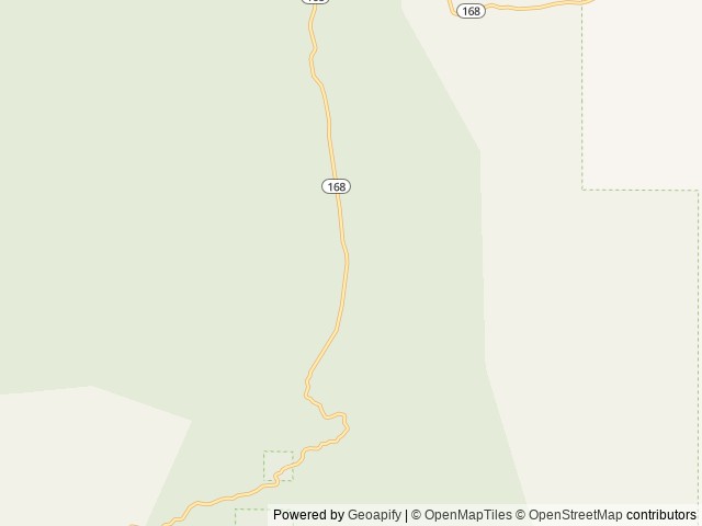 Map of Cedar Flat Group Campground location at Bishop, CA, United States