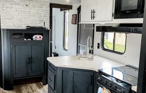 Fun Semi Modern Travel Trailer