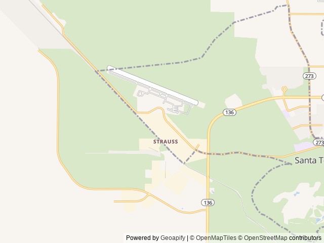 Map of Love's RV Hookup-Santa Teresa NM 817 location at Santa Teresa, NM, United States