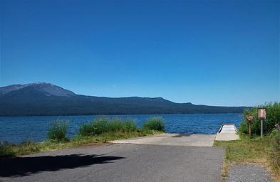 Overlooking Mt. Bailey from the south side of Diamond Lake, Umpqua National Forest
