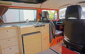 "RELL SUNN" Classic Volkswagen Pop Top Camper Van
