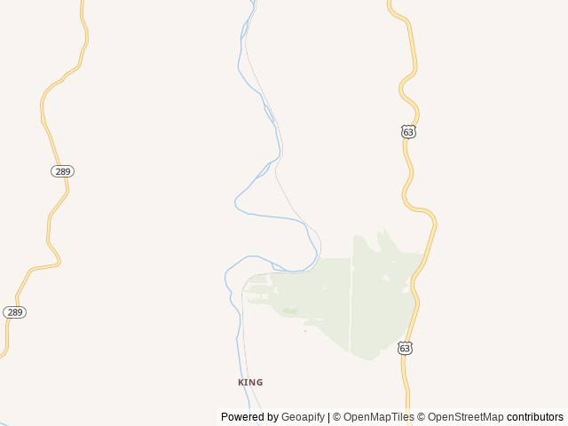 Map of Riverside Resort location at Mammoth Spring, AR, United States
