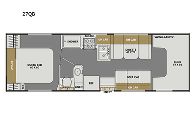 2022 Coachmen RV Freelander 27QB Ford 350