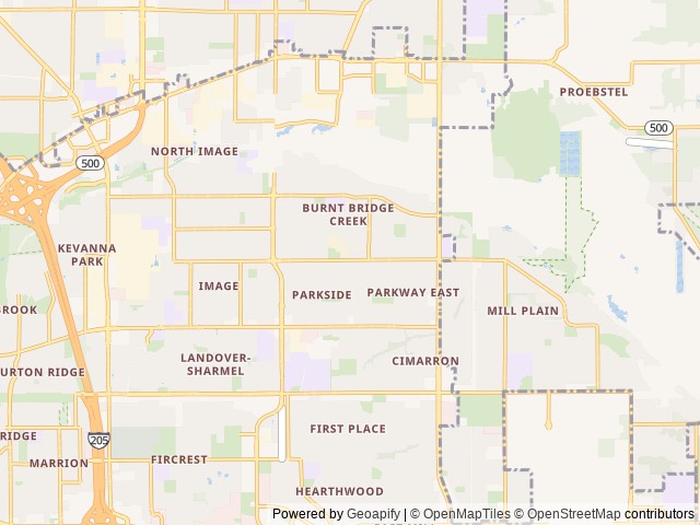 Map for 2022 Class C Adventure Machine near PDX near Vancouver, WA