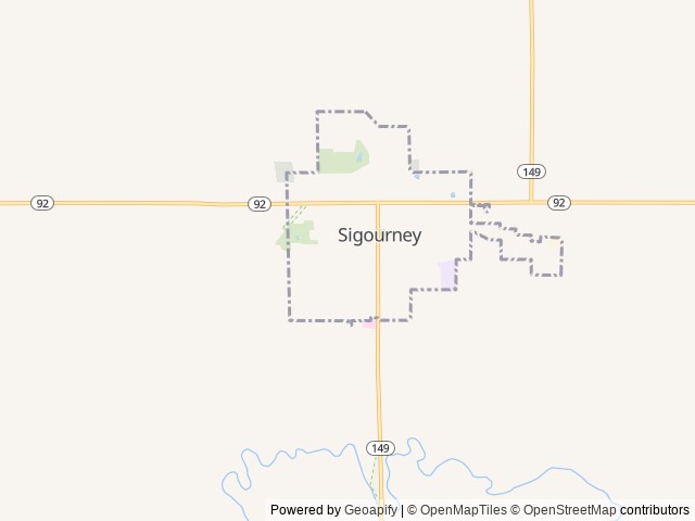 Map for 2020 Forest River RV Wildwood FSX 179DBKX near Sigourney, IA