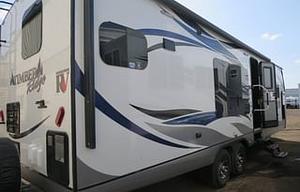 Timber Ridge Travel Trailer:  NO BURNING MAN!