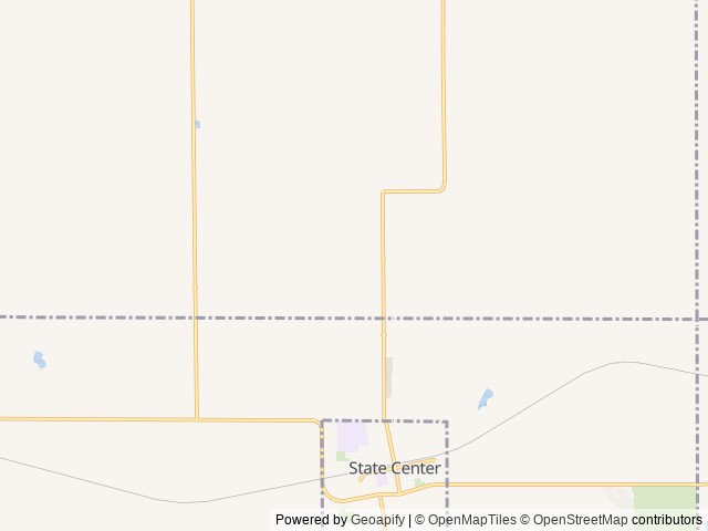 Map for Big Red near State Center, IA