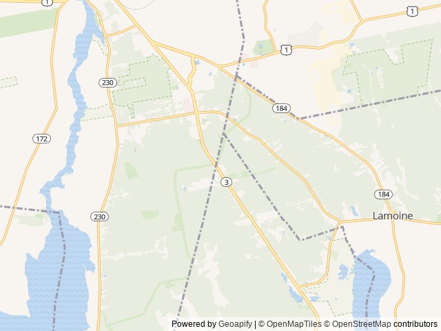 Map of Timberland Acres RV Park location at Trenton, ME, United States