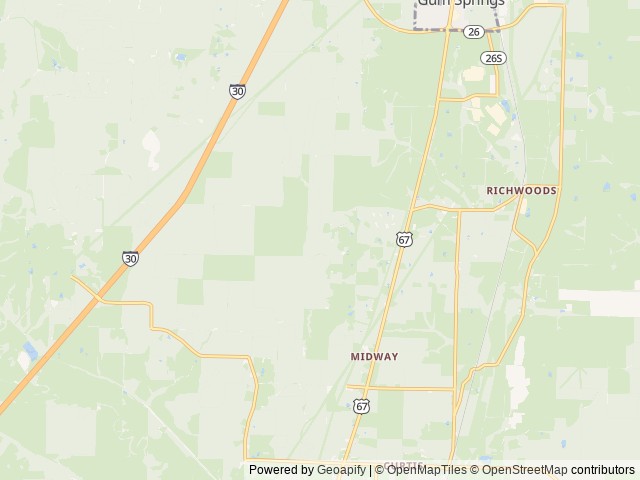 Map for 2024 Private Queen & Bunk Beds near Arkadelphia, AR