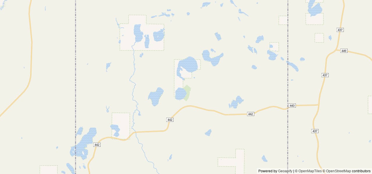 Map of Camp Seven Lake Campground location at Munising, MI, United States