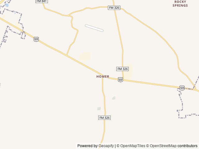 Map for 2022 Grand Design Reflection near Lufkin, LA
