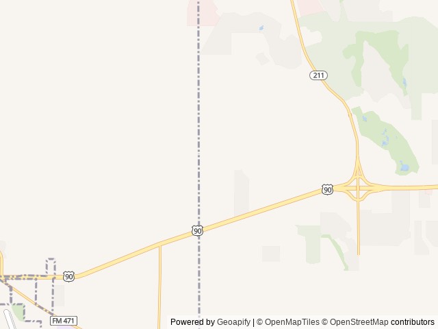 Map for 2018 Zinger Long Horn Tx Edition near San Antonio, TX