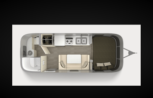 Airstream 22FB Bambi Private Hillside Campground