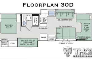 C9 Luxury Four Winds 10 Sleeper w Bunks! 2 Slides
