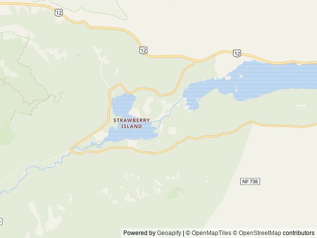 Map of Clear Lake Group Site location at Naches, WA, United States