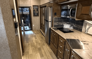 Spacious Thor Outlaw Toy Hauler with Generator