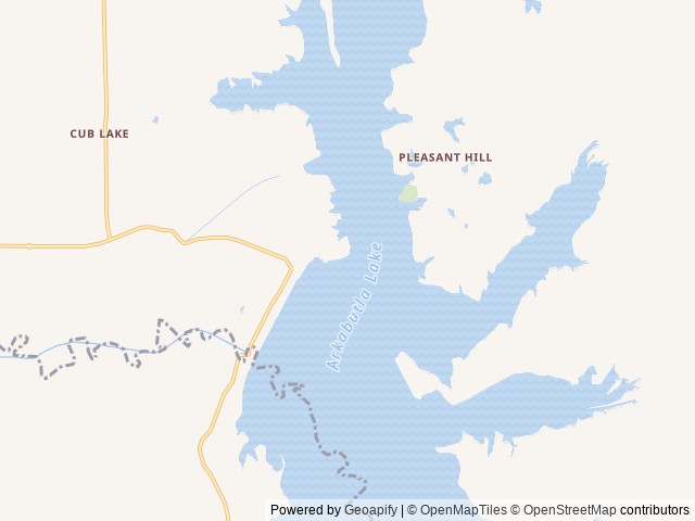 Map of Dub Patton Campground location at Coldwater, MS, United States