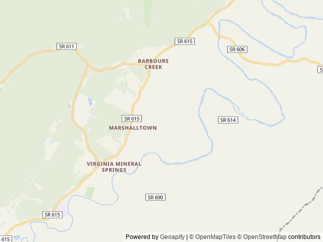 Map for Home away from home near New Castle, VA