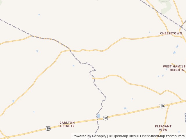 Map of TWIN BRIDGE CAMPGROUND location at Chambersburg, PA, United States