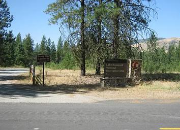 Evans Campground Sign
