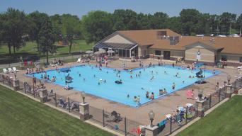 Sun Retreats Rock River