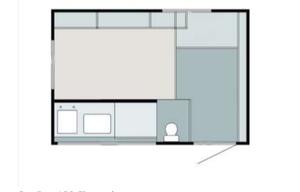 Easy Tow Sunray Classic-Queen Bed, Outdoor Kitchen