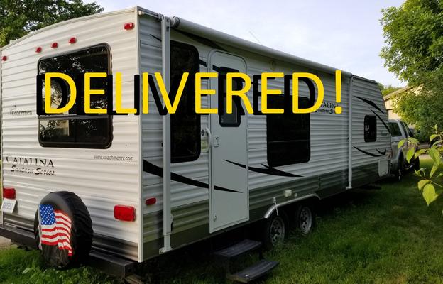 29' Coachmen Catalina delivered Clean & Safe!