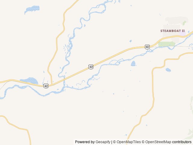 Map of Eagle Soaring RV Park location at Steamboat Springs, CO, United States