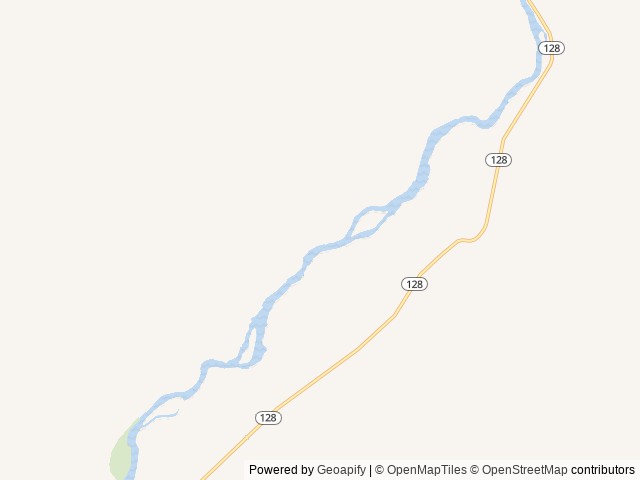 Map of Lower Onion Creek Campground location at Moab, UT, United States