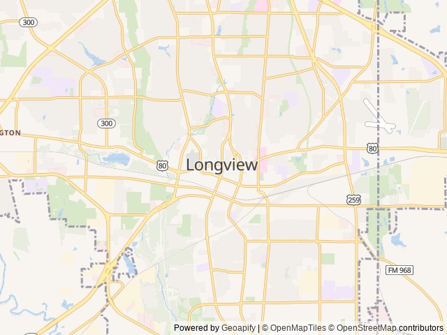 Map of North Point RV Park location at Tatum, TX, United States