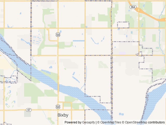 Map for Wolf Pup Bunkhouse • Sleeps 5 • Delivery & Setup near Bixby, AR