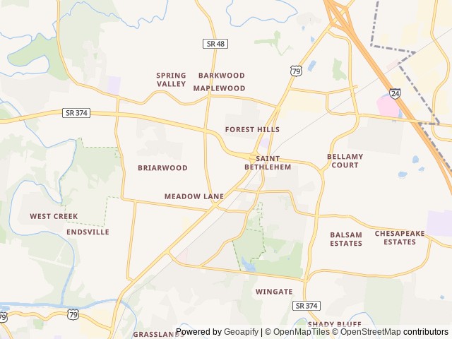 Map for Uppity Trailer near Clarksville, TN