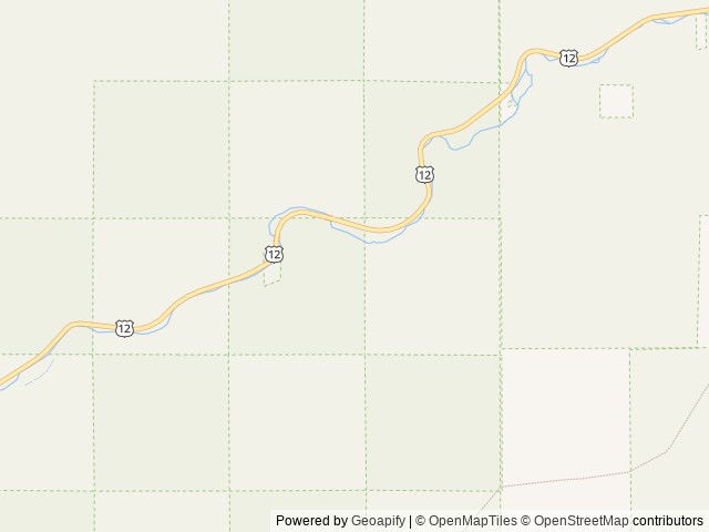 Map of Windy Point Campground location at Naches, WA, United States