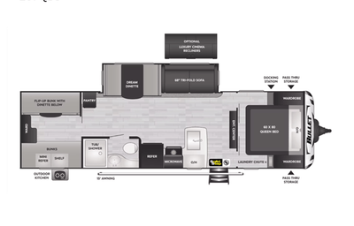 The Voyager~ 2 bed/1 bath Quad bunks, sleeps 8