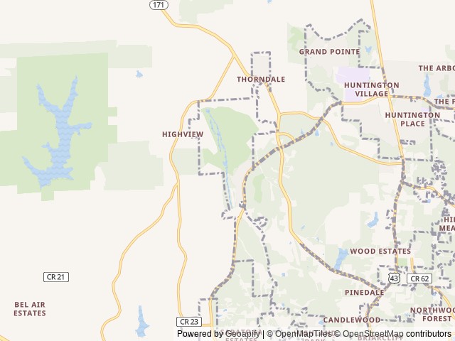 Map for Carter’s Camper near Northport, AL