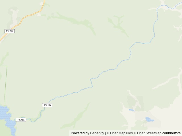 Map of Springer Gulch location at Lake George, CO, United States