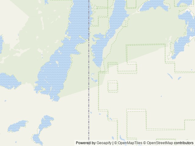 Map of Sawbill Lake Campground - Superior National Forest location at Tofte, MN, United States
