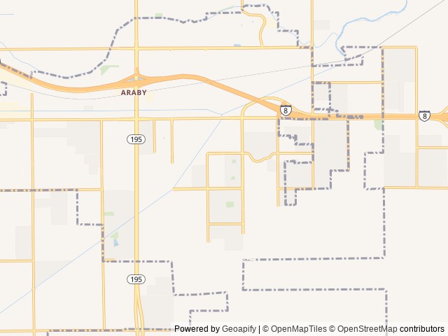 Map for 2022 Montana 3791RD near Yuma, AZ