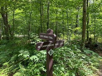 Bike Trail Loop around campground