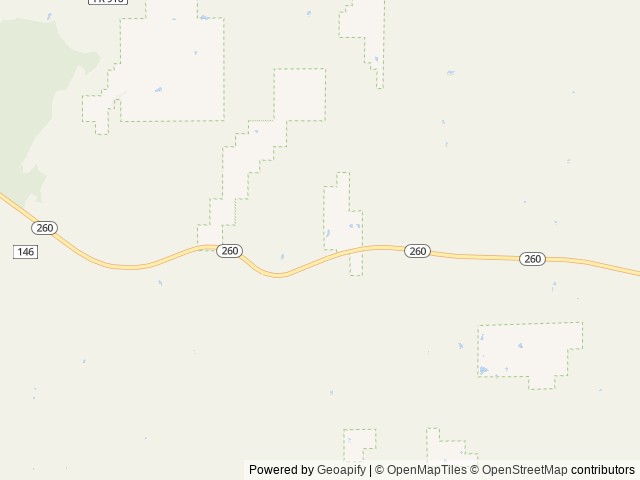 Map of BaseCamp RV location at Overgaard, AZ, United States