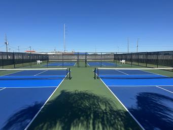 Adelaide Shores has 6 Pickleball Courts and a Tennis Court