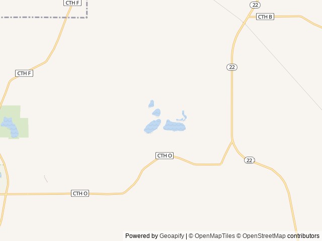 Map of Wilderness Campground location at Montello, WI, United States